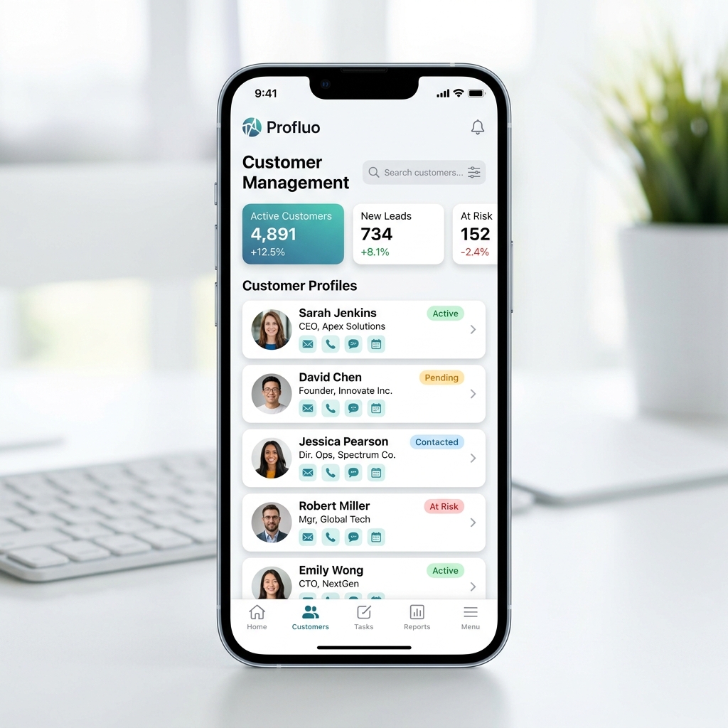 Profluo Customer Management