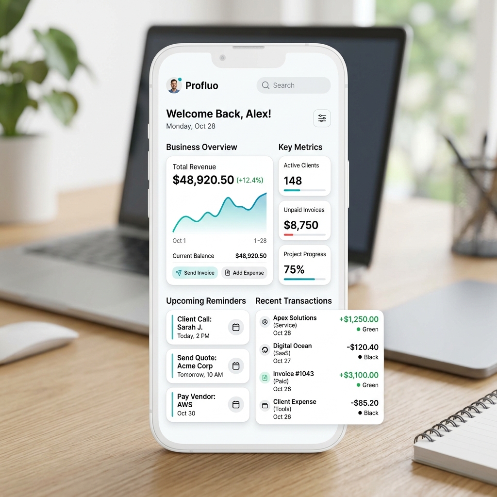 Profluo Dashboard Analytics